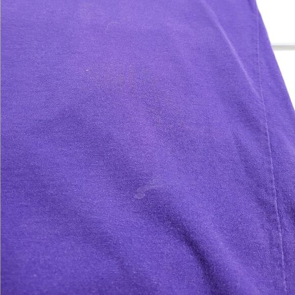 VINTAGE 90s t-shirt single stitch purple boxy‎ crew neck unisex tee M - Picture 8 of 11